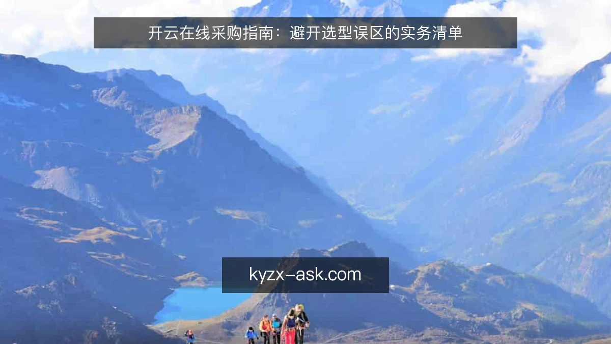 开云在线采购指南：避开选型误区的实务清单